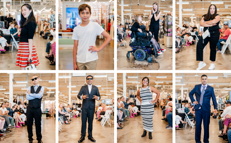 8 separate outfits from PYD participants.